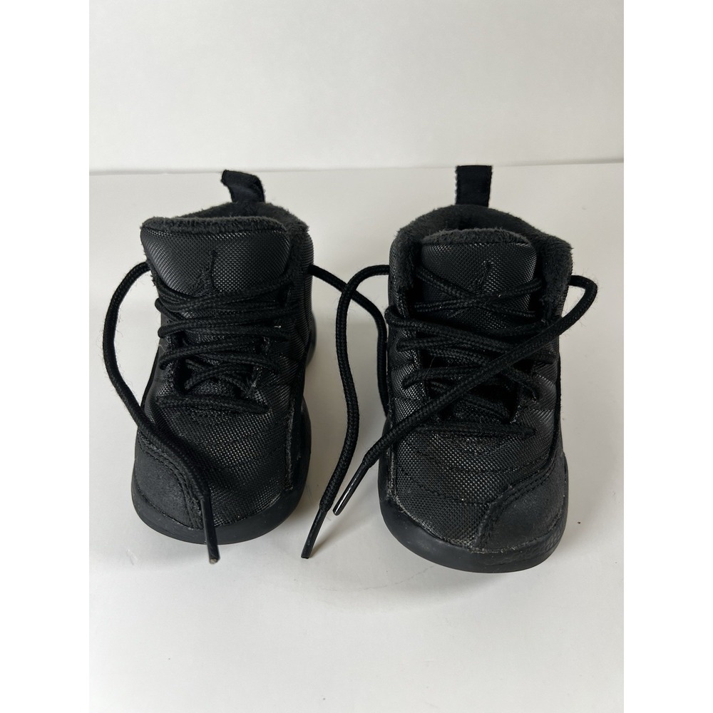 Nike Air Jordan 12 Retro TD Toddler Size 6C Winterized Black BQ6853-001